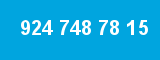 924 748 78 15 924 748 78 15